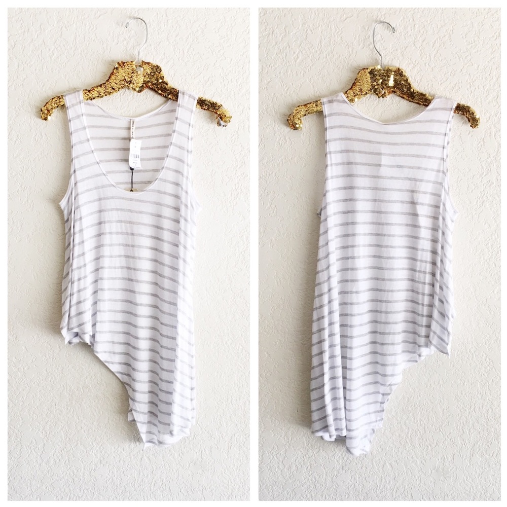 LF Emma + Sam Asymmetrical Hem Tank Top